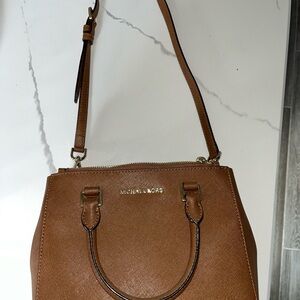 Michael Kors Brown Leather Handbag